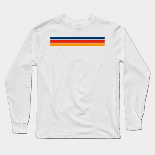 Sunset Stripes Long Sleeve T-Shirt by Obelisk